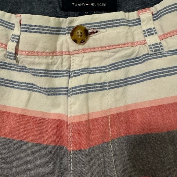 Tommy Hilfiger Striped Men's Shorts, linen look Size 36 - Picture 5 of 8